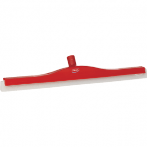 Vikan 77644 Revolving Neck Floor squeegee w/Replacement Cassette 600 mm Red