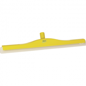 Vikan 77646 Revolving Neck Floor squeegee w/Replacement Cassette 600 mm Yellow