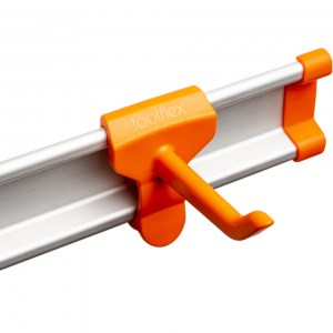 Vikan P01H-0 Toolflex One P-01 Hook 3-Pack - Orange