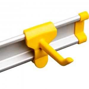 Vikan P01H-7 Toolflex One P-01 Hook 3-Pack - Yellow