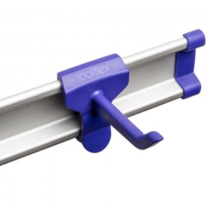 Vikan P01H-9 Toolflex One P-01 Hook 3-Pack - Purple