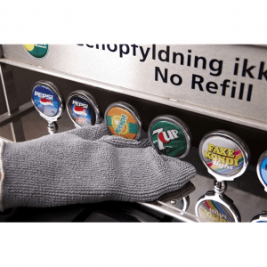 Vikan 691218 Vikan Microfibre Glove 260 mm Grey