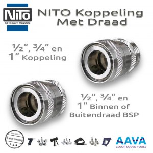 Vikan Nito Coupling with Thread BSP