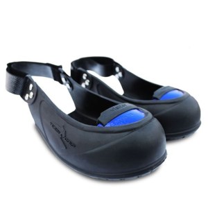 Tiger-Grip Visitor 8366S safety overshoes, size S EU 34–38, black with blue size coding