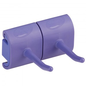 Vikan 10148 Hygienic Wall Bracket 83mm Purple
