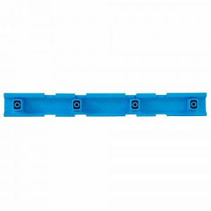 Vikan 10113 Hygienic Hi-Flex Wall Bracket System 420 mm Blue