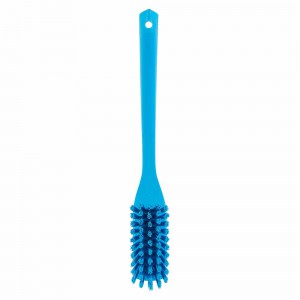 Vikan 41853 Narrow Cleaning Brush with Long Handle 420 mm Hard Blue