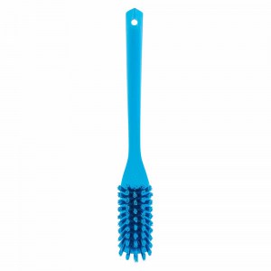 Vikan 41853 Brosse de Nettoyage Fine à Manche Long 420 mm Dur Bleu