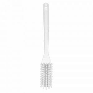 Vikan 41855 Narrow Cleaning Brush with Long Handle 420 mm Hard White