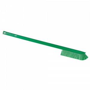 Vikan 41972 Ultra-Slim Cleaning Brush with Long Handle 600 mm Medium Green