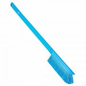 Vikan 41973 Ultra-Slim Cleaning Brush with Long Handle 600 mm Medium Blue
