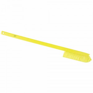 Vikan 41976 Ultra-Slim Cleaning Brush with Long Handle 600 mm Medium Yellow