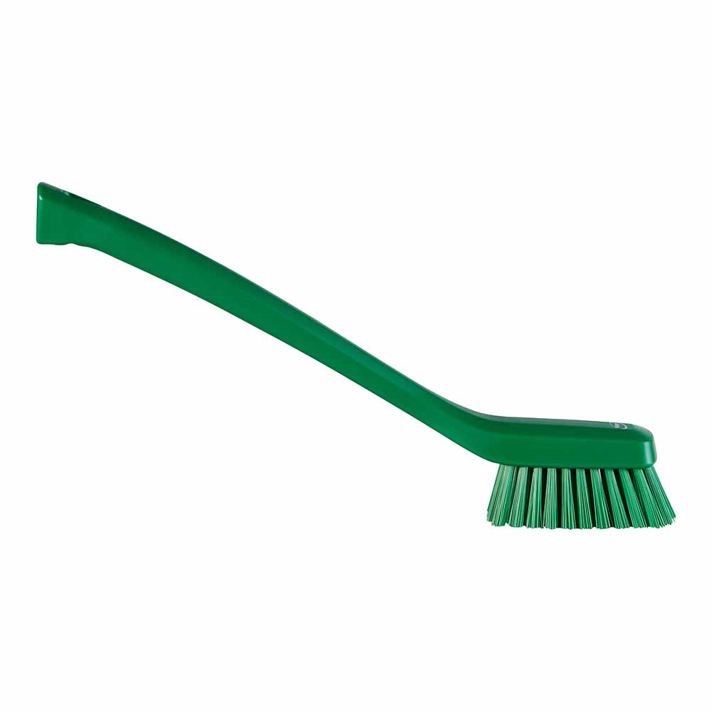 Vikan - 4185 - Narrow Cleaning Brush with Long Handle, 420mm, Hard