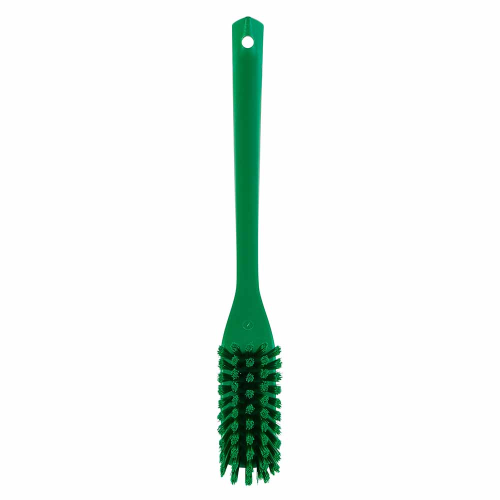 Vikan | Ultra-Slim Cleaning Brush with Long Handle Green